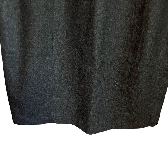 NWT! Gap dark grey wool blend sleeveless dress - Picture 7 of 9